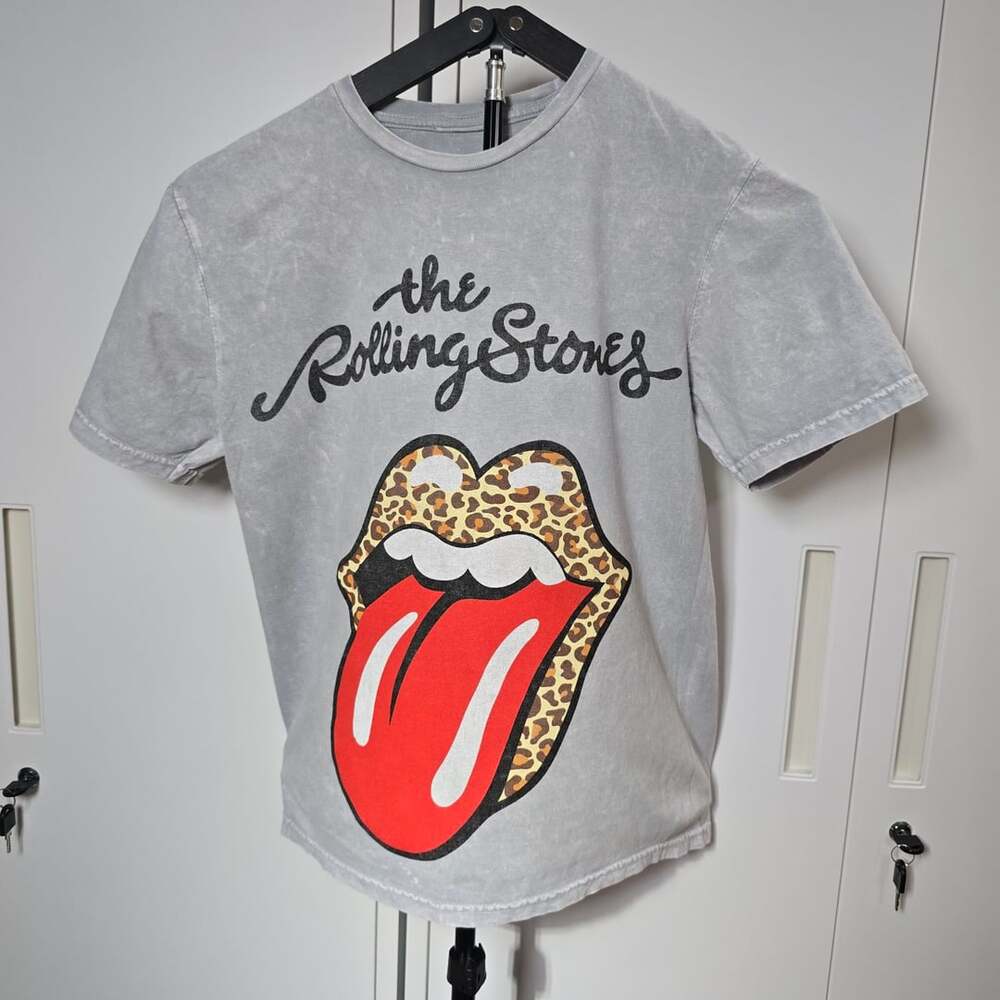 The Rolling Stones Tongue Leopard Lips Graphic